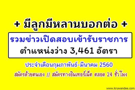 เปิดสอบครู