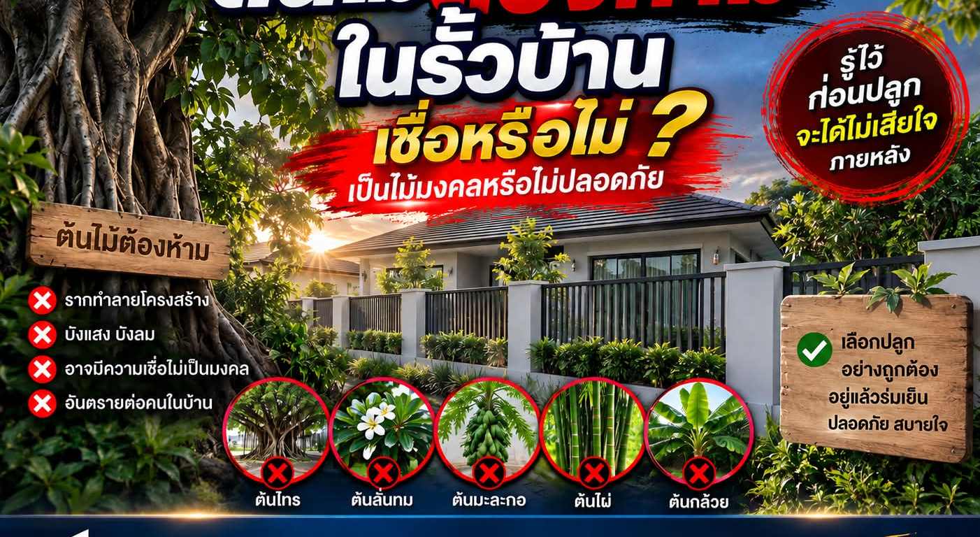 ต้นไม้ต้องห้ามตามความเชื่อโบราณ